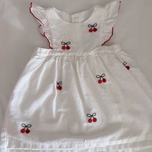 Jacadi classic cherry dress 18 months.